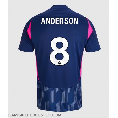 Camisa de time de futebol Nottingham Forest Elliot Anderson #8 Replicas 2º Equipamento 2024-25 Manga Curta